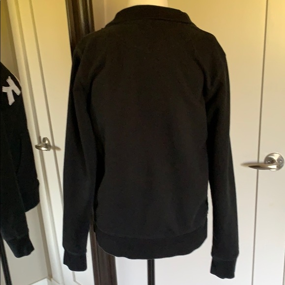 French Connection UK black/white zip sweatshirt - Picture 5 of 6